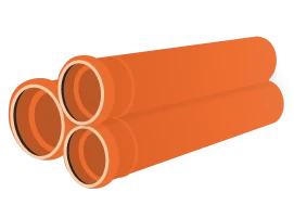 Труба НПВХ для наружной канализации