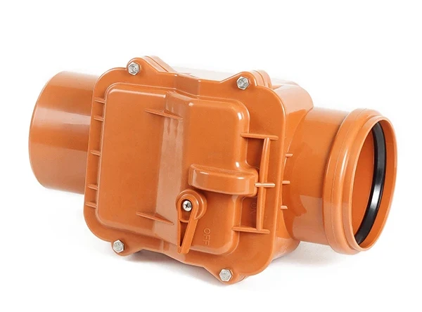 Клапан обратный ПВХ ручного регулирования с ревизией